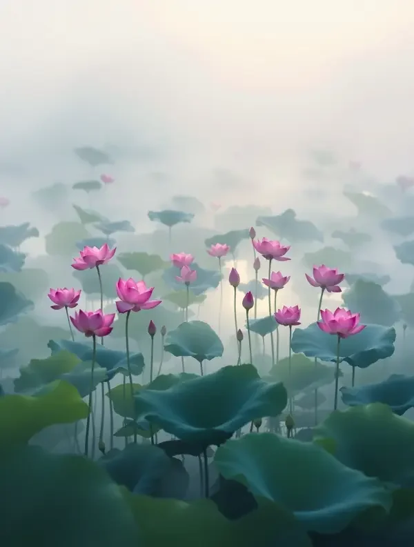 晨雾荷塘 - 在线视频观看 晨雾荷塘